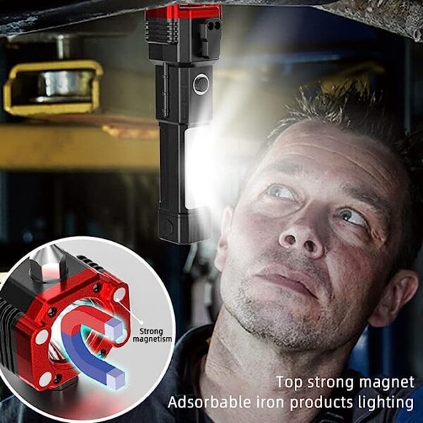 Rechargeable Torch Flashlight 9000 lumens - Image 2