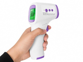 Infrared Forehead Thermometer 3-Color Fever Indicator