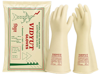 11 KV Electrical Insulating Shock Proof Hand Gloves